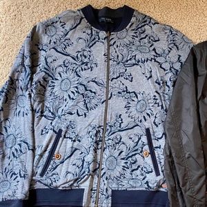 Ted Baker blue reversible mens jacket